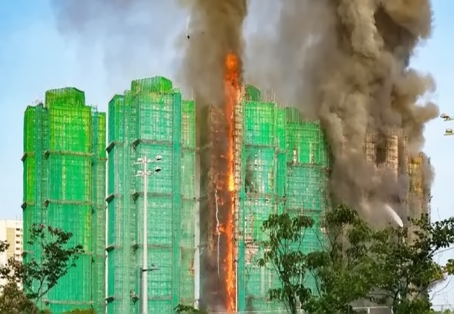 Kebakaran Maut Wang Fuk Court Hong Kong Tewaskan 94 Orang, Alarm Diduga Tidak Berfungsi