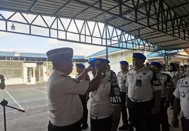 Perkuat Disiplin dan Integritas, Lapas Bagansiapiapi Kukuhkan Tim SATOPSPATNAL