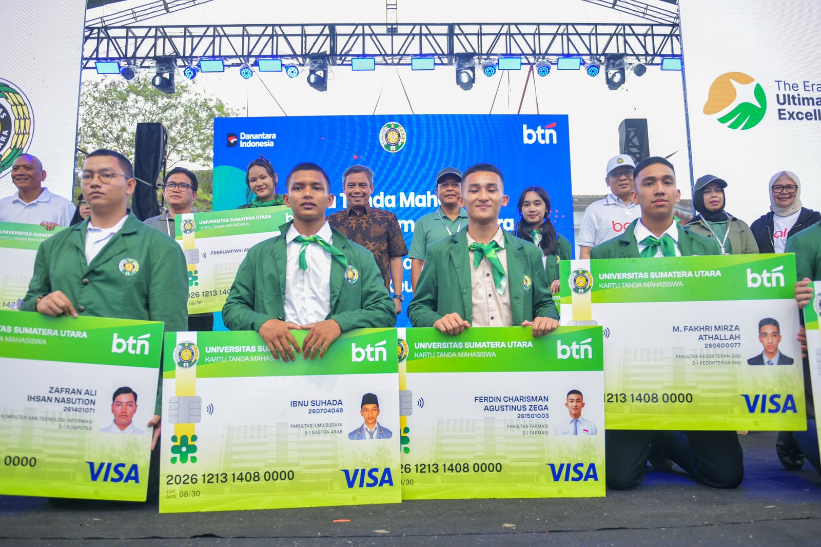 Perkuat Ekosistem Transaksi Mahasiswa, BTN Luncurkan 9.800 KTM Co-Branding Bersama USU