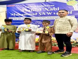 Maulid Nabi di Pondok Batuan, Pemko Medan Ajak Remaja Masjid Lahirkan Generasi Berakhlak