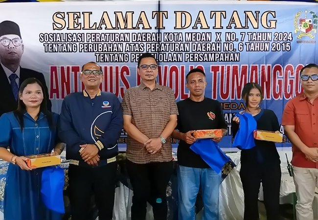 Antonius Tumangor: Sampah Musuh Bersama, Apresiasi Proaktif Camat dan Lurah Tangani Persampahan di Kecamatan Medan Helvetia